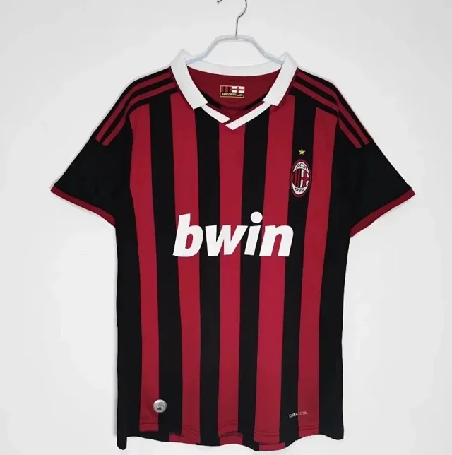 AC Milan Football Jerseys Retro short-sleeve club jersey product detail image 4