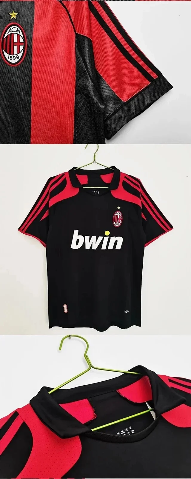AC Milan Assorted retro football jerseys product detail image 4