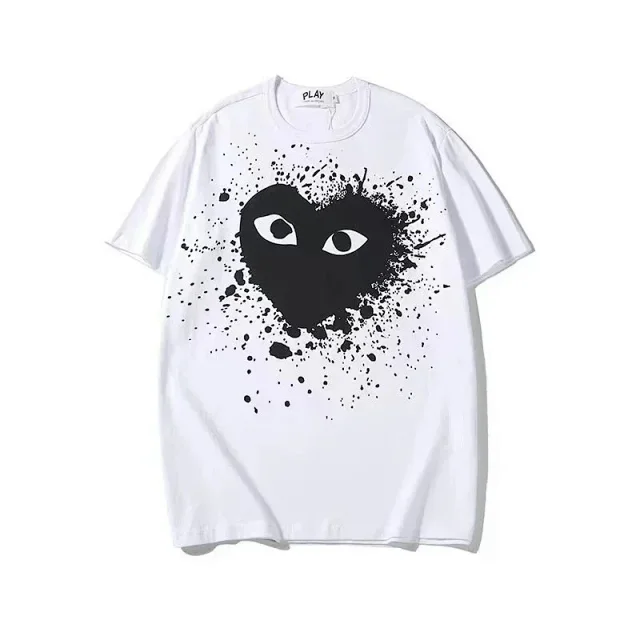 Comme des Garçons T-Shirts PLAY Heart Graphic product detail image 4