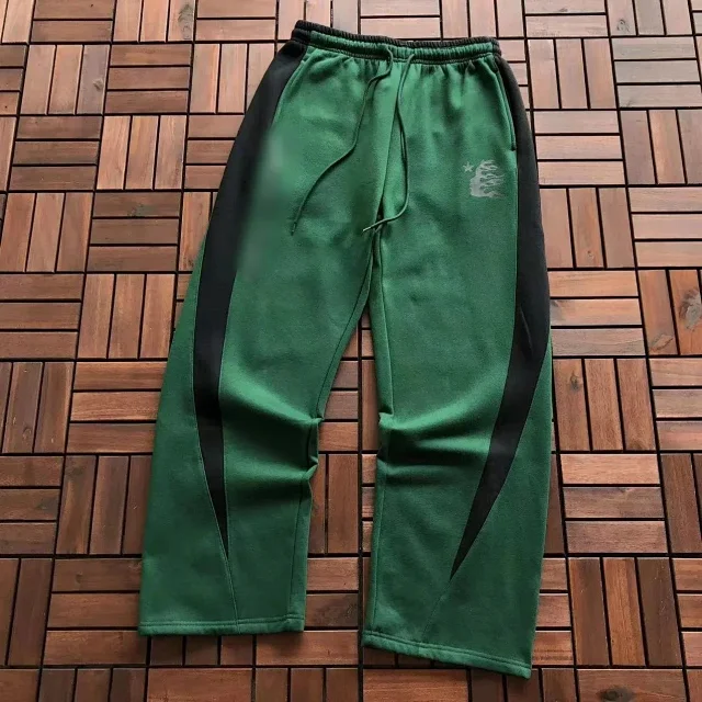 Hellstar Trousers Drawstring graphic sweatpants with contrast side panels product detail image 5