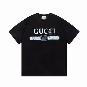 Gucci Logo Stripe T-Shirt Black - 9