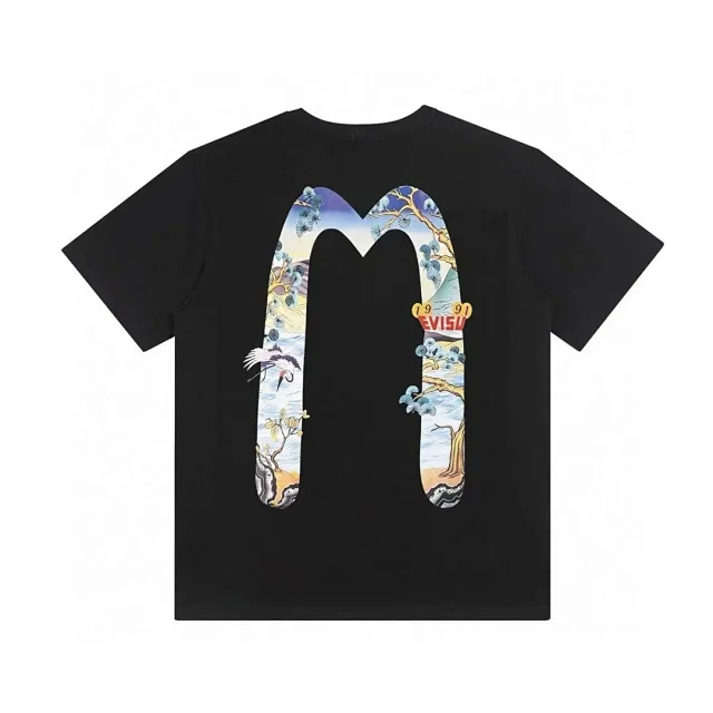 Evisu T-Shirts Logo Graphic Short-Sleeve T-Shirt product detail image 9