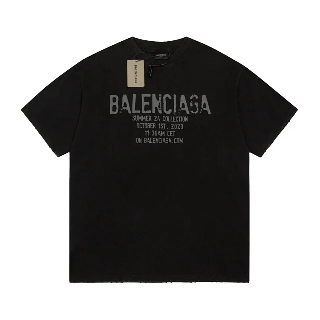 Balenciaga T-Shirts Short-Sleeve Crewneck product detail image 1