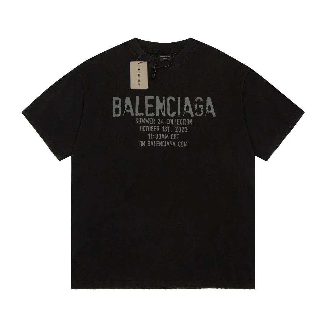 Balenciaga Black Short Sleeve T-Shirt