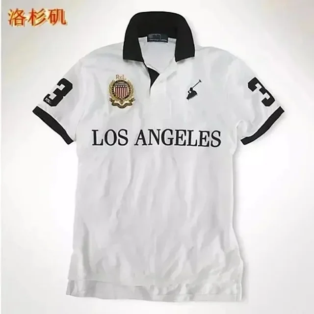 Ralph Lauren Shirts City-logo embroidered polo shirt product detail image 2