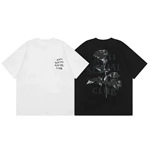 Anti Social Club T-Shirts Short-Sleeve Graphic Logo T-Shirt product detail image 3