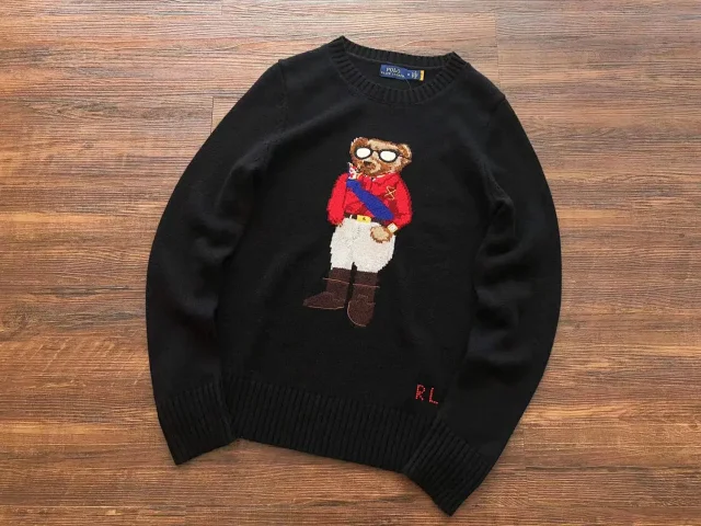 Polo Ralph Lauren Knitwear Bear Crewneck Sweater product detail image 4