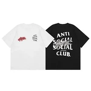 Anti Social Club T-Shirts Short-Sleeve Graphic Logo T-Shirt product detail image 10