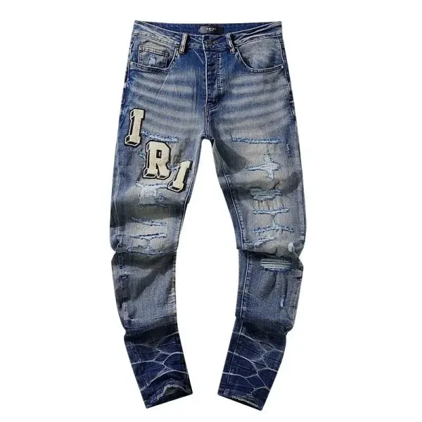 Gallery Dept IRI Distressed Denim Jeans Blue - 1