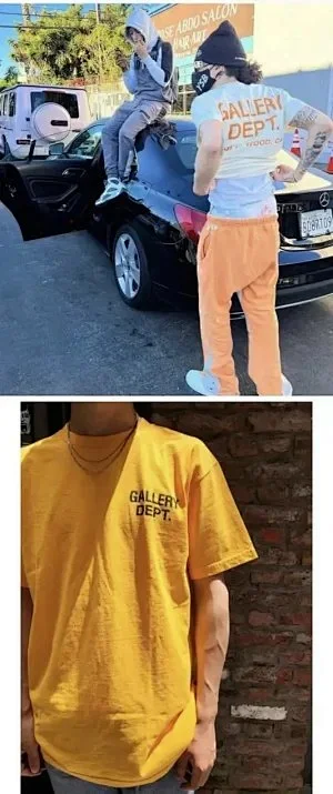 Gallery Dept. T-Shirts Short-sleeve logo print T-shirt product detail image 3