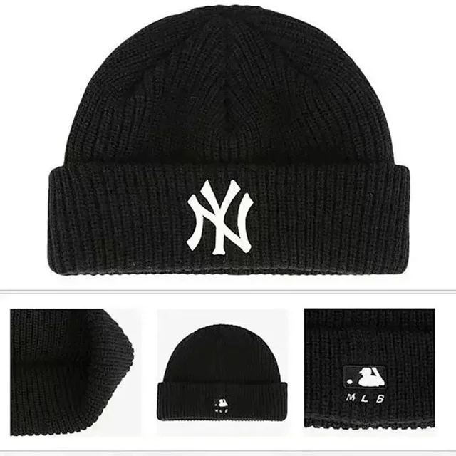 Chrome Hearts Hats Ribbed Knit Beanie with Cross Patch product detail image 7
