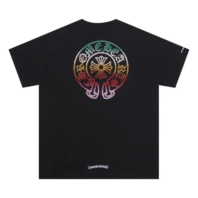 Chrome Hearts T-Shirts Graphic Cross Print Short-Sleeve product detail image 3