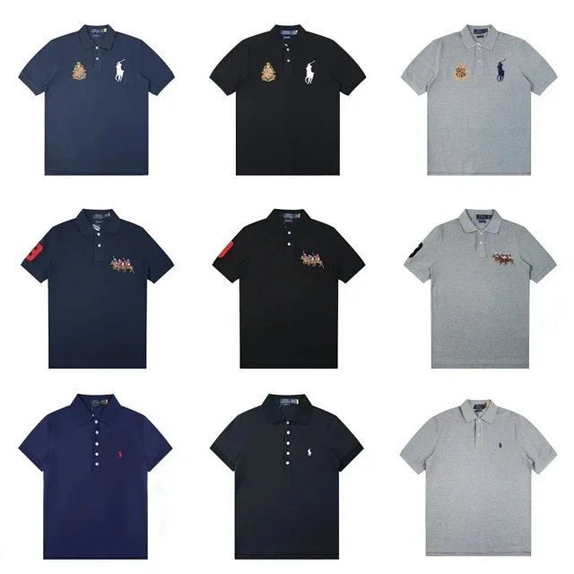Polo Ralph Lauren Shirts Short-Sleeve Shirt with Embroidered Pony Logo product detail image 1