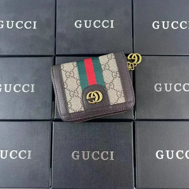 Gucci Wallets & Card Holders GG Monogram Web Stripe Wallet product detail image 8