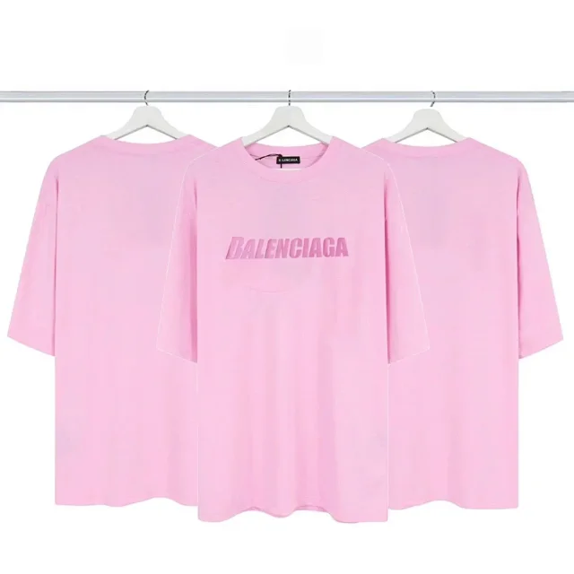Balenciaga T-Shirts Short-Sleeve Logo Graphic T-Shirt product detail image 2