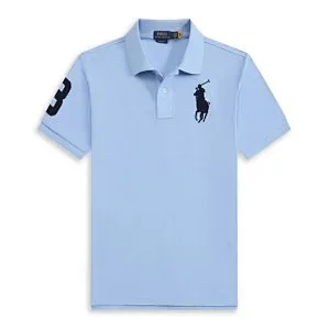 Polo Ralph Lauren Shirts Big Pony short-sleeve shirt with number 3 sleeve patch product detail image 6