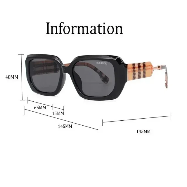 Burberry Eyewear Oversized geometric-frame sunglasses product detail image 2