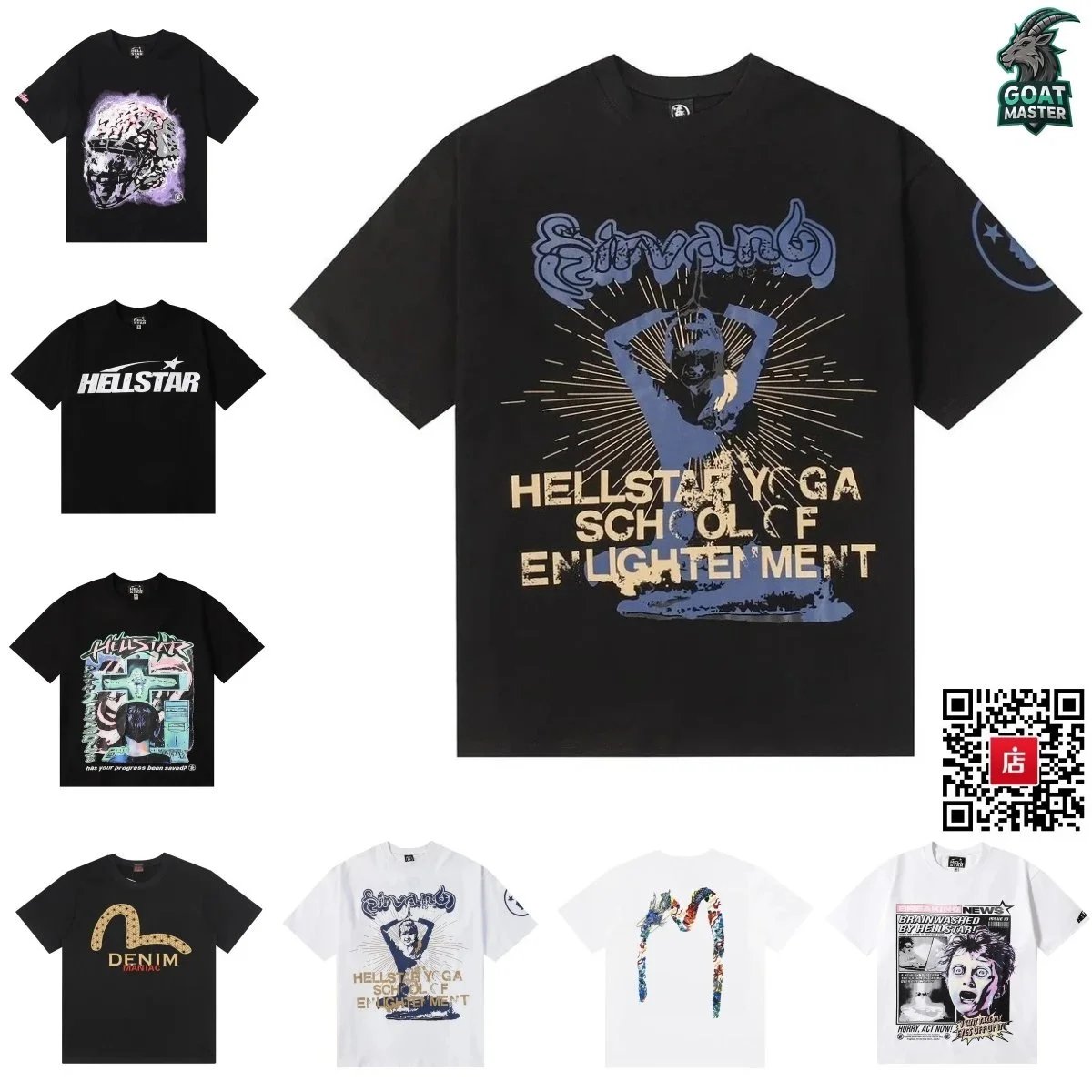 Crew collar printed short sleeve 21728GM：findsindex.com - 139685