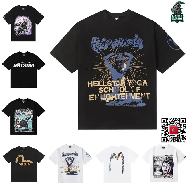 Hellstar T-Shirts Crewneck Graphic Short-Sleeve T-Shirt product detail image 1