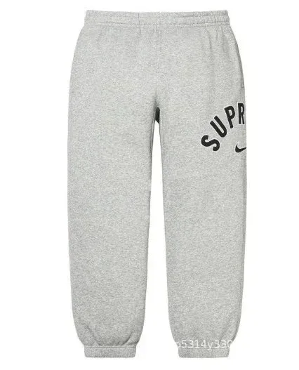 Supreme x Nike Arch Logo Sweatpants Gray - 1