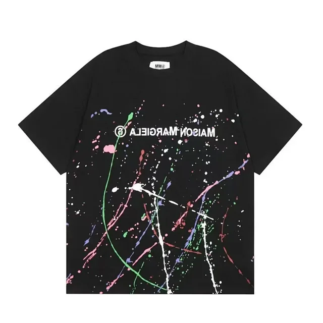 Maison Margiela T-Shirts Graphic Logo Print Crew-Neck product detail image 10