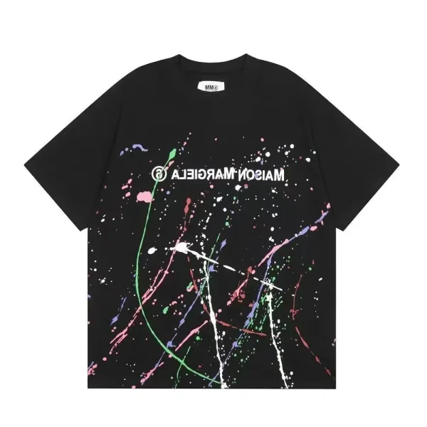 Maison Margiela x Balenciaga x Cartier x Burberry x éééé Artmonster Collab Graphic Print White T-Shirt - 11