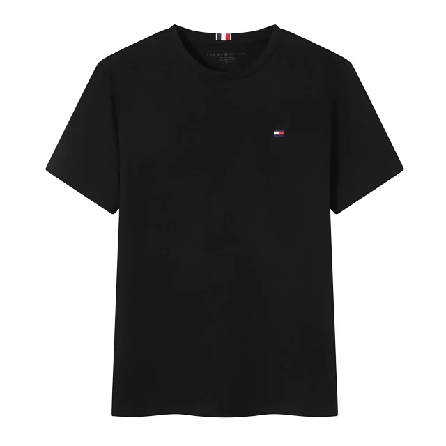 Tommy Hilfiger T-Shirts Short-Sleeve Crew-Neck Flag Logo product detail image 3