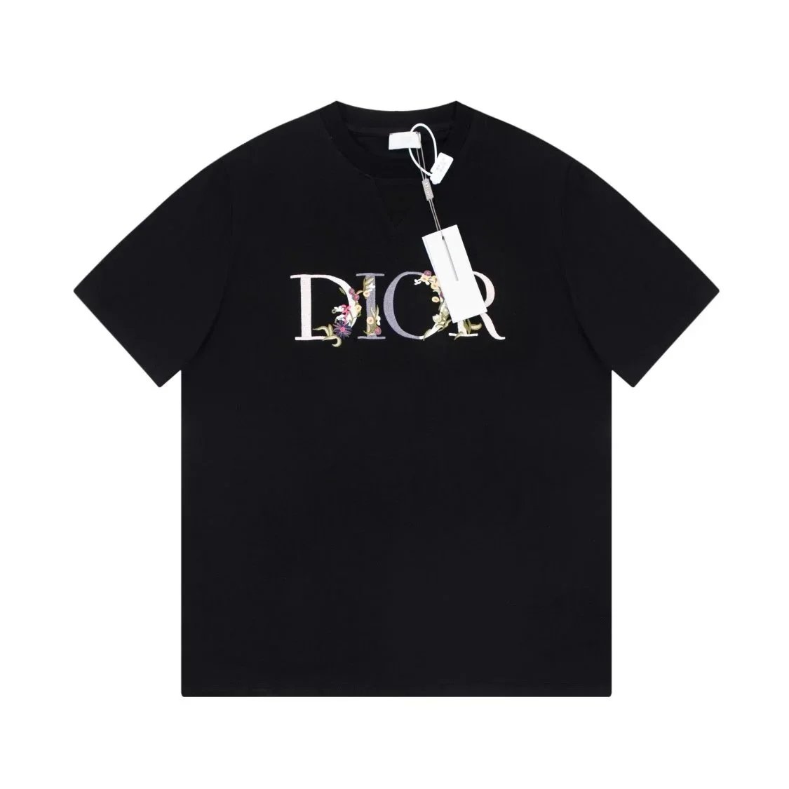 Dior T-Shirts Crew-neck short-sleeve jacquard T-shirt image 10