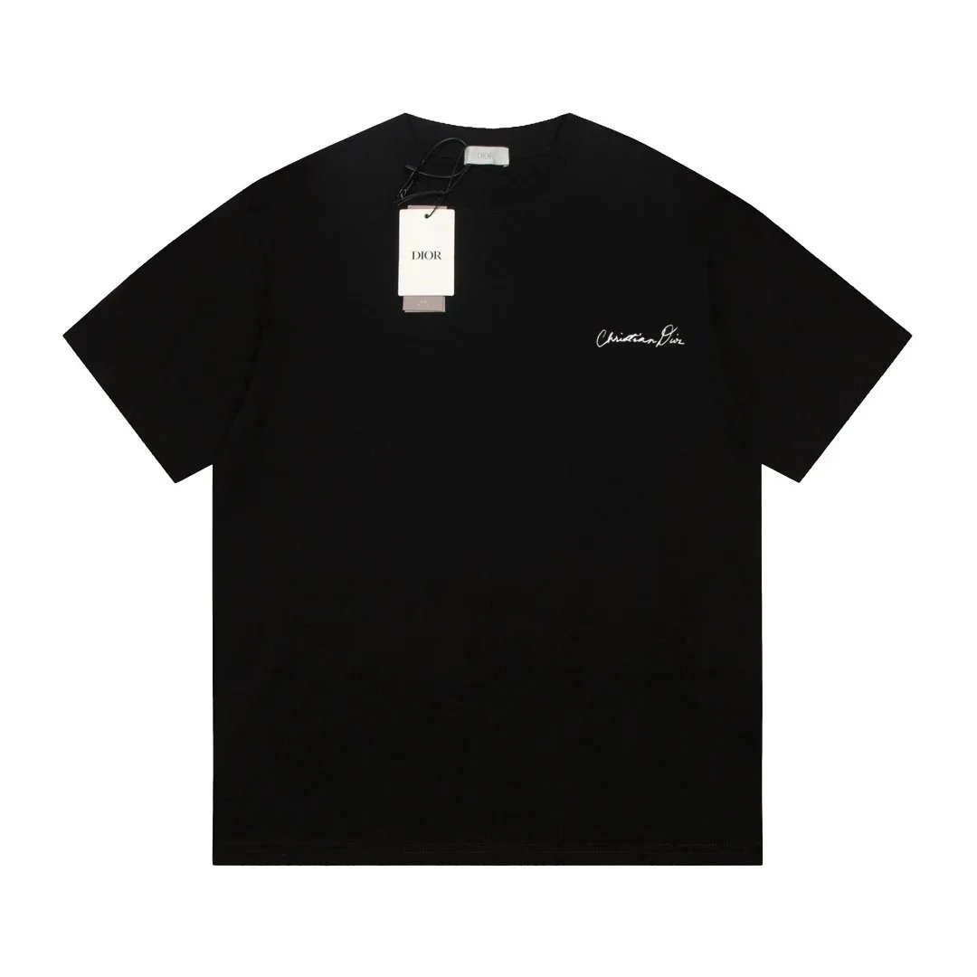 Dior T-Shirts Crew-neck short-sleeve jacquard T-shirt — 20