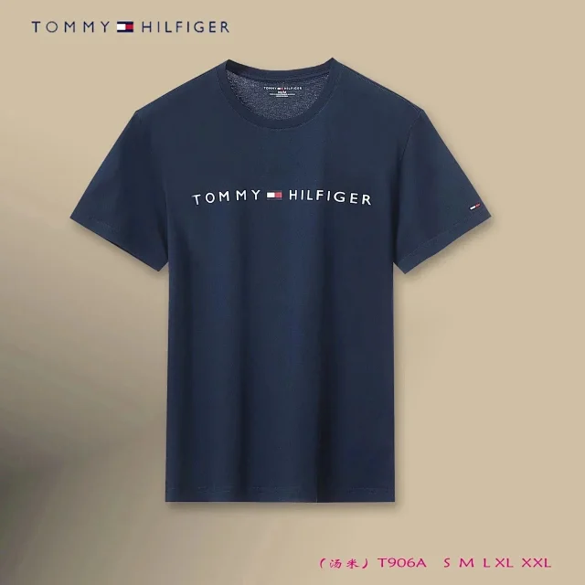 Tommy Hilfiger T-Shirts Short-Sleeve Crew-Neck Flag Logo product detail image 10