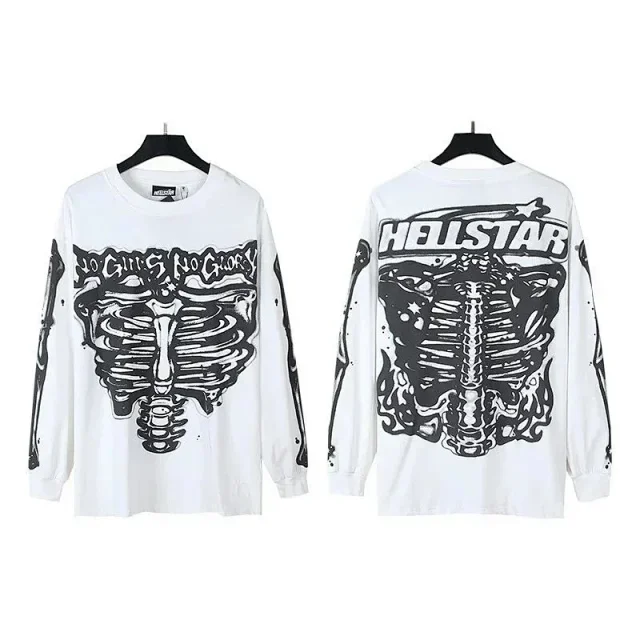 Hellstar T-Shirts Long-Sleeve Graphic Crewneck product detail image 4