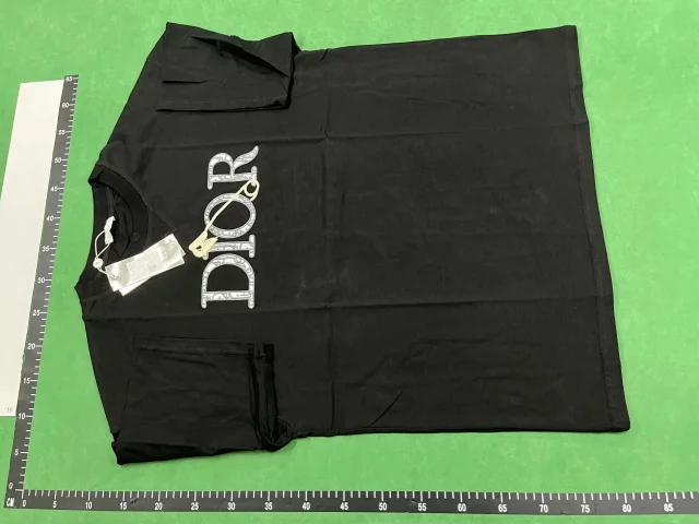 Dior T-Shirts Crew-neck short-sleeve jacquard T-shirt product detail image 9