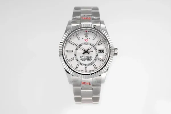 Rolex Sky-Dweller White Dial Stainless Steel Mechanical Watch - 1
