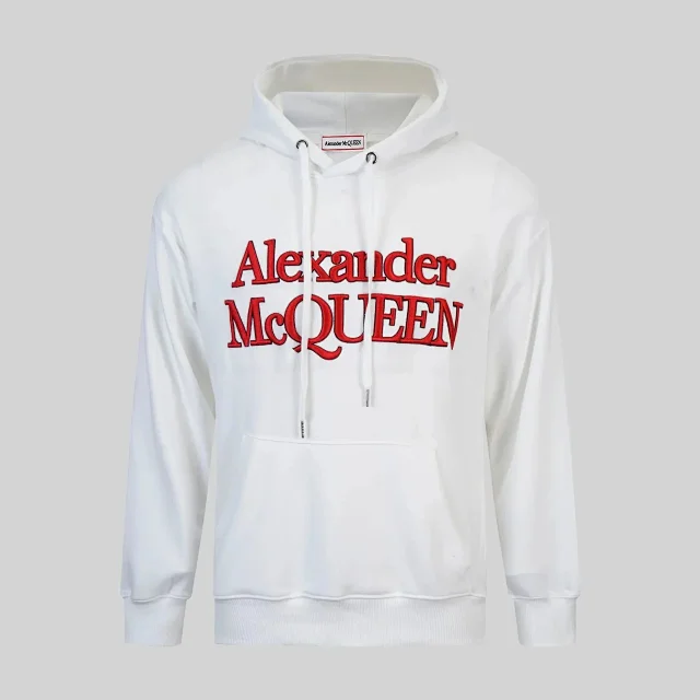 Alexander McQueen Hoodies & Sweatshirts Logo Graphic Pullover Hoodie product detail image 10