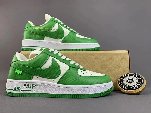 Nike Sneakers Air Force 1 low-top with Louis Vuitton monogram product detail image 8