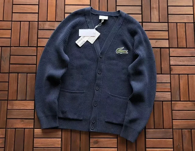 Lacoste Knitwear Crocodile Logo Crew-Neck Knit Sweater product detail image 6