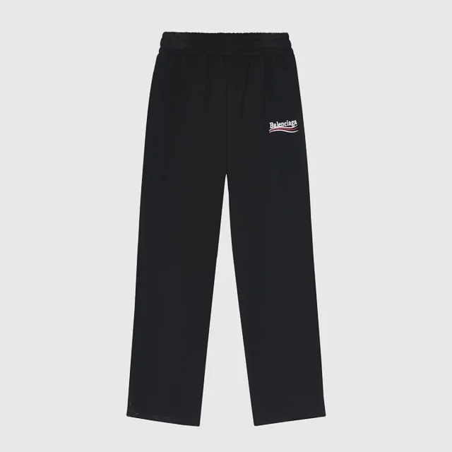 Balenciaga Trousers Logo-print wide-leg product detail image 1
