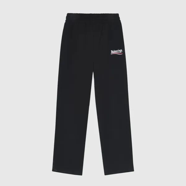 Balenciaga Distressed Logo Print Wide-Leg Jeans - 2