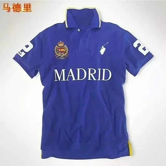 Ralph Lauren Shirts City-logo embroidered polo shirt product detail image 5