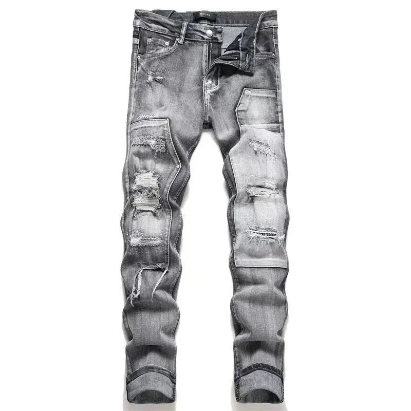 AMIRI Jeans Distressed Graphic — 11