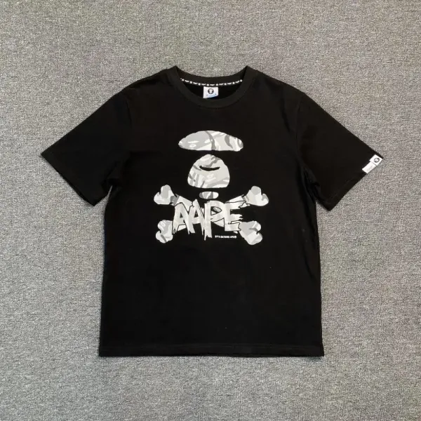 A Bathing Ape x Steven Harrington Collaboration Graphic T-Shirt Black - 6