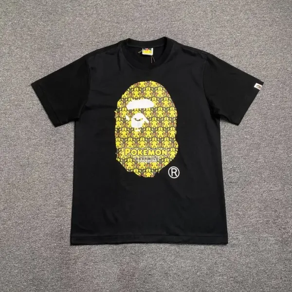 A Bathing Ape x Steven Harrington Collaboration Graphic T-Shirt Black - 8