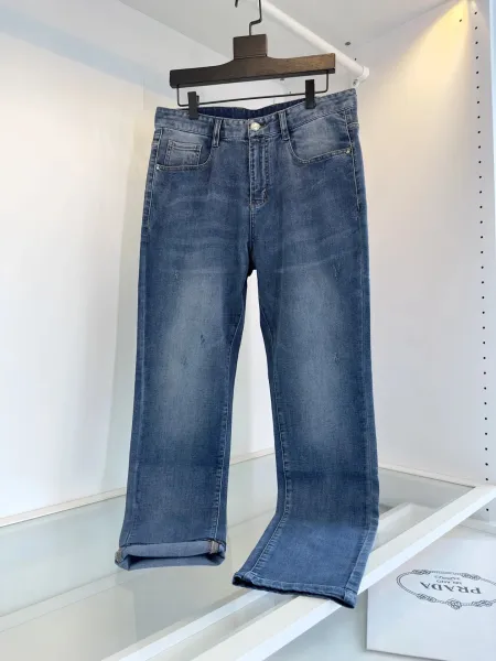Gucci GG Patch Denim Jeans Blue - 3