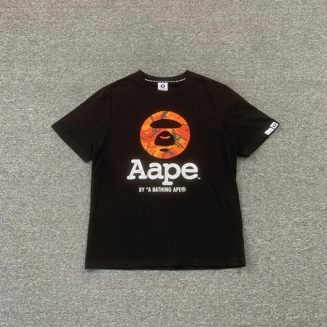 BAPE T-Shirts Short-Sleeve Ape Head Graphic T-Shirt image 10