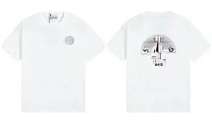 Stone Island T-Shirts Short-sleeve graphic T-shirt with compass emblem prints product detail image 3