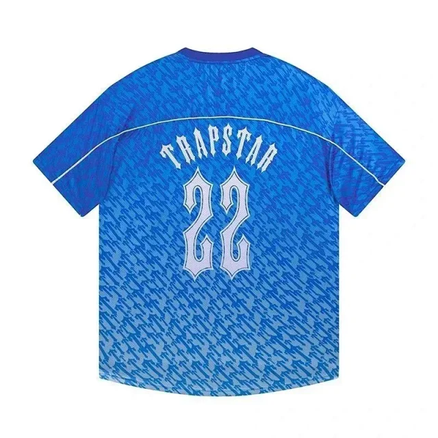 Trapstar Football Jerseys Short-Sleeve Gradient Graphic Jersey product detail image 4