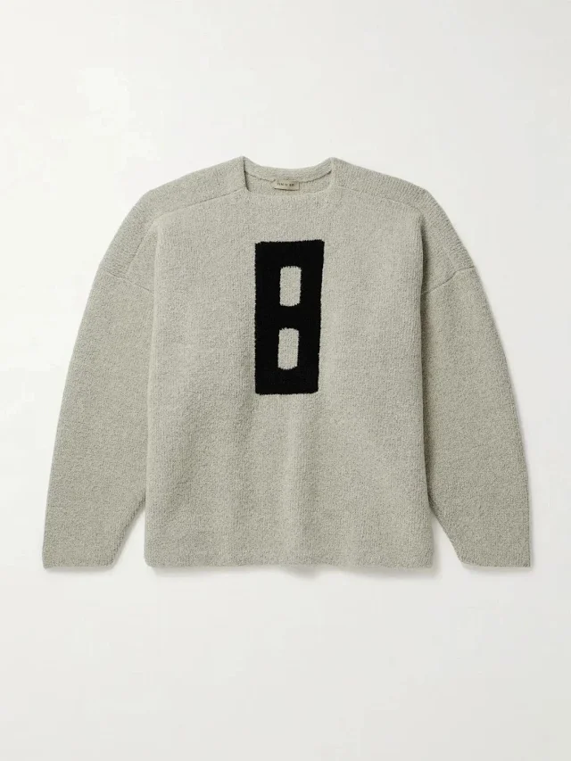 drew house Knitwear Smile Face Crewneck Sweater product detail image 10