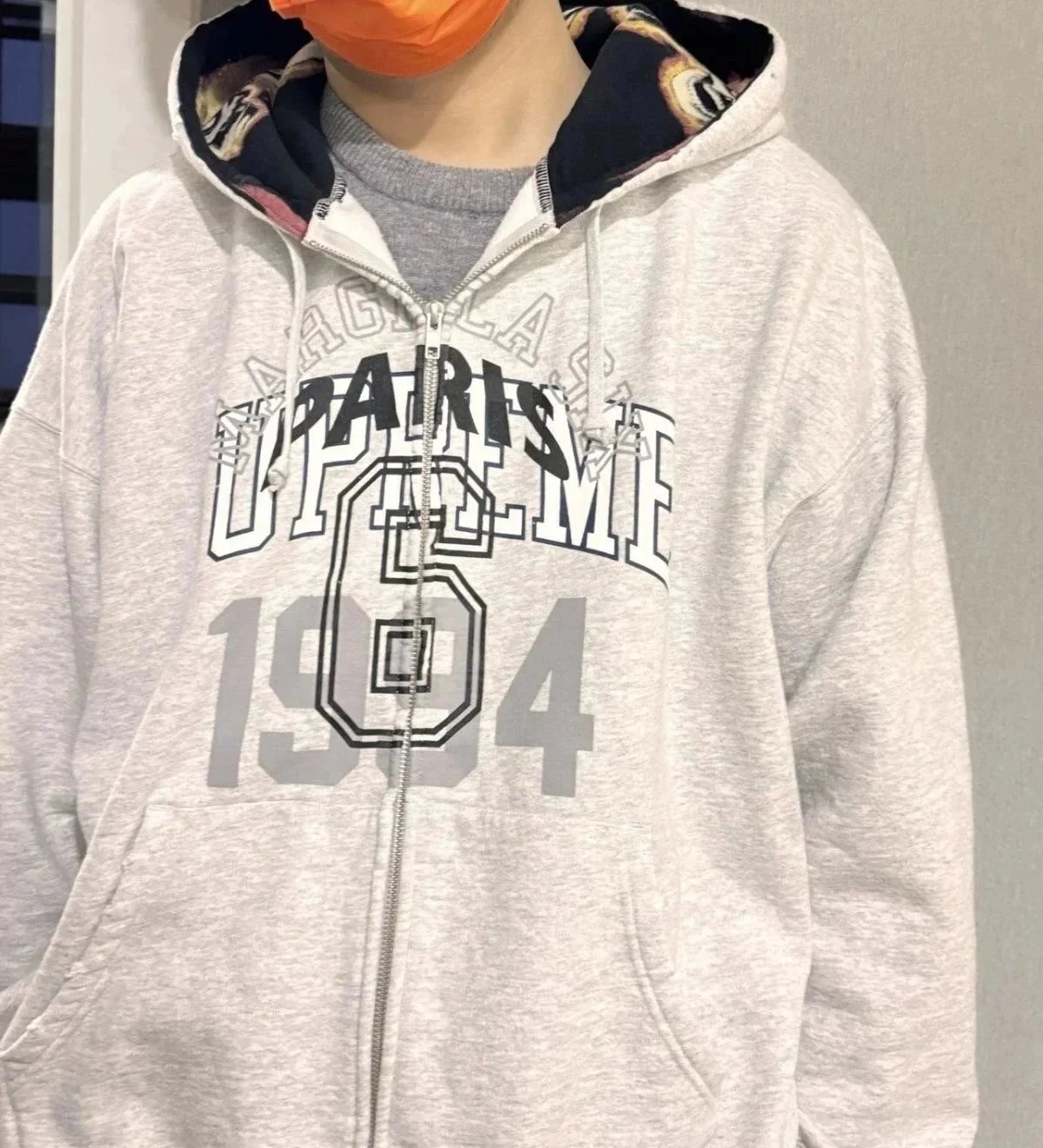 Saint Michael 1964 Graphic Zip-Up Hoodies product photo 4