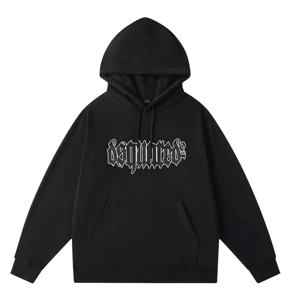 DSQ2020 Forever Graphic Hoodie and Sweatpants Set Black - 13