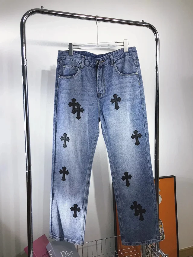 Unbranded Jeans Straight-Leg Cross Patch product detail image 5